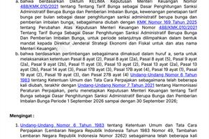 Peraturan – KMK No 40 Tahun 2026