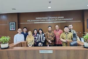 Audiensi Perkoppi Tax Center dengan Prof John Hutagoal.