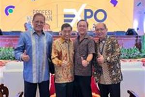 Bapak Halim Santoso Sebagai Salah Narasumber Pada Diskusi Panel Di Acara Profesi Keuangan EXPO 2023 Dengan Tema "Melangkah Maju Dalam Dunia Kerja Profesi Keuangan : Inovasi Dan Penguasaan Keterampilan Baru Sebagai Kunci Sukses