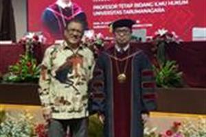 Bapak Halim Santoso Menghadiri Pengukuhan Prof.Dr. Ariawan Gunadi SH sebagai Profesor tetap bidang Ilmu Hukum Universitas Tarumanegara pada tanggal.24 Juli 2023 di Auditorium Universitas Tarumanegara Jakarta