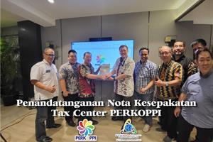 Penandatanganan Nota Kesepakatan Tax Center PERKOPPI