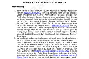 KMK REPUBLIK INDONESIA NOMOR 7/MK/EF/2025