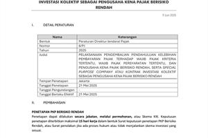Summary - PER DJP 06 PJ 2025