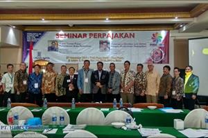 BAPAK HALIM SANTOSO DENGAN KASUBDIT DI SEMINAR PERPAJAKAN