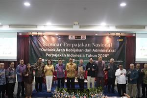 Halim Santoso menghadiri Seminar Perpajakan Nasional "Outlook Arah Kebijakan dan Administrasi Perpajakan Indonesia Tahun 2026"