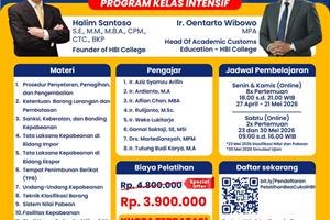 HBI College – Pendidikan & Pelatihan Kepabean #Batch 1
